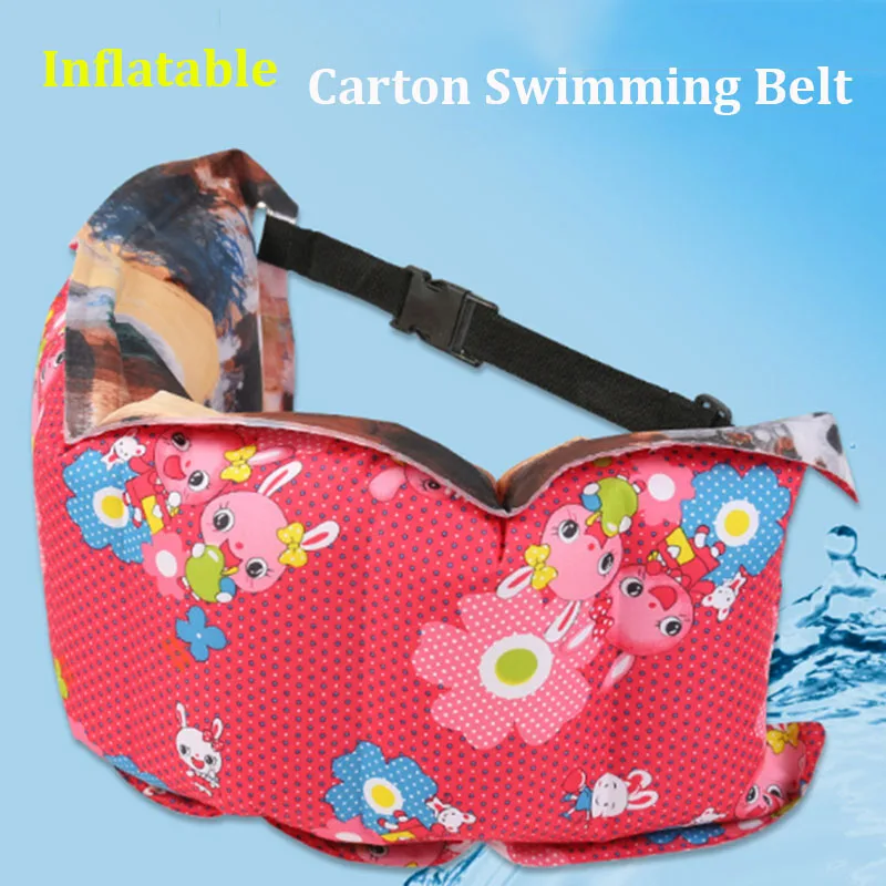 

Swimtrainer Inflatable Waist Belt Adjustable Swimming Ring Water Mattress Sports Training Float Aids Life Buoy Pool Accessories
