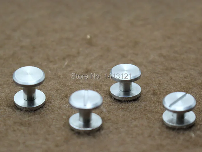 

free shipping flat style 10*4*8mm wallet bag screw stainless steel belt Rivet diy handmade leather hardware fastener part