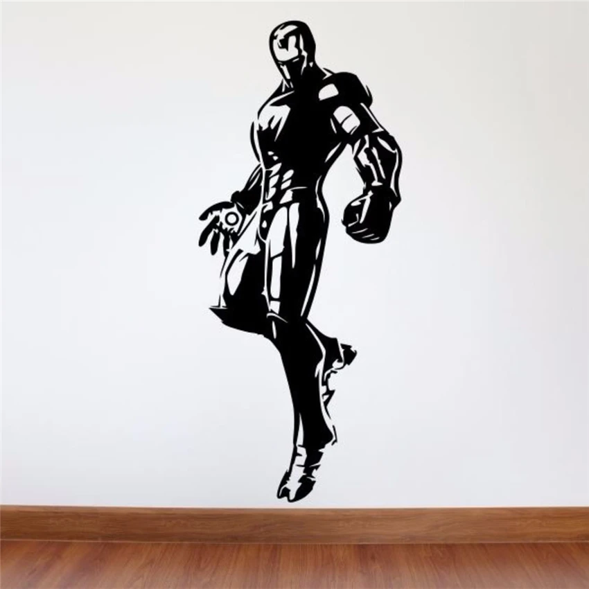 Iron Man Decal, Avengers Iron Man detachable vinyl wall decal,Removable Wall Decals living Art Decor Wall Sticker B806