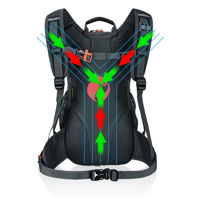 Top Anmeilu Outdoor Bicycle Backpack Waterproof Nylon Breathable Mountain Road Bike Bag 15L Reflective Cycling Backpack Mochila 13 Top Anmeilu Outdoor Bicycle Backpack Waterproof Nylon Breathable Mountain Road Bike Bag 15L Reflective Cycling Backpack Mochila 13