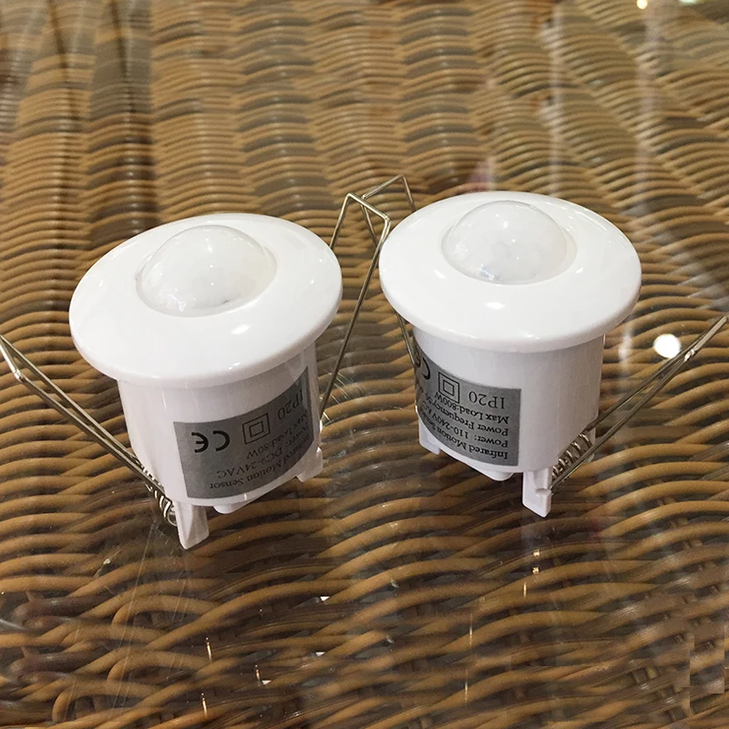 Mini Time delay Adjustable 360 Degree Ceiling PIR Infrared Body Motion Sensor Detector Lamp Light Movement Switch DC9-24V HH (3)