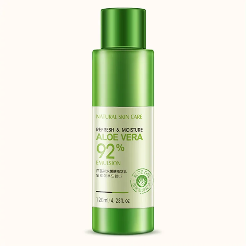 HOREC Natural Aloe Vera Essence Cream Emulsion Acid Moisturizing Hydrating Brightening Smoothing Serum Nourishing Face Care 1