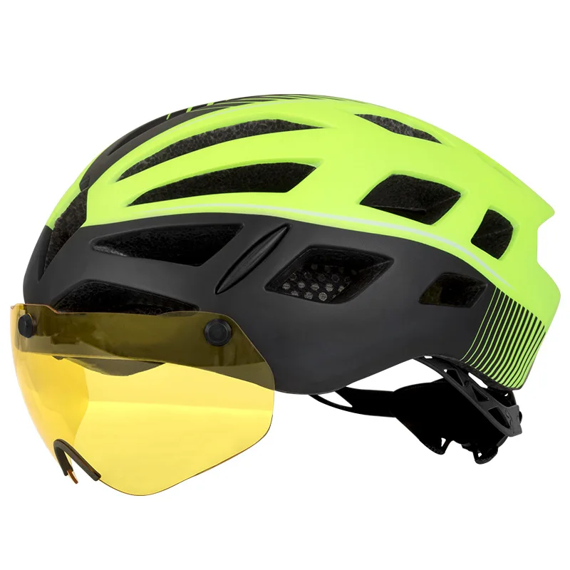BATFOX Ultra light Road Bicycle Helmet with Goggle Racing Cycling Bike