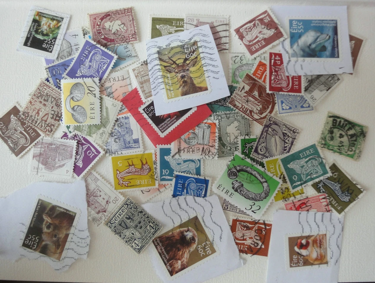 

50Pcs/Lot Ireland Post Country All Different NO Repeat Used Postage Stamps for Collecting