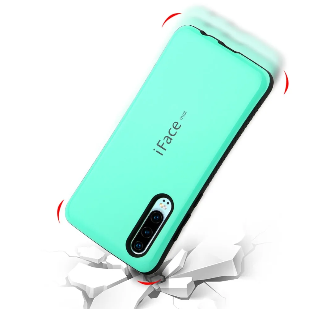 Чехол для Iface mall для huawei P30/P30 Pro/P30 Lite/Nova 4E Heavy Duty Противоударная задняя крышка Жесткий корпус защитит мобильный чехол для телефона