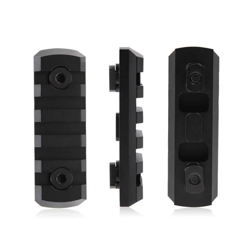 5 فتحة M-LOK القسم Picatinny ويفر السكك الحديدية محول الشب 3 بوصة ل شريحة Handguard