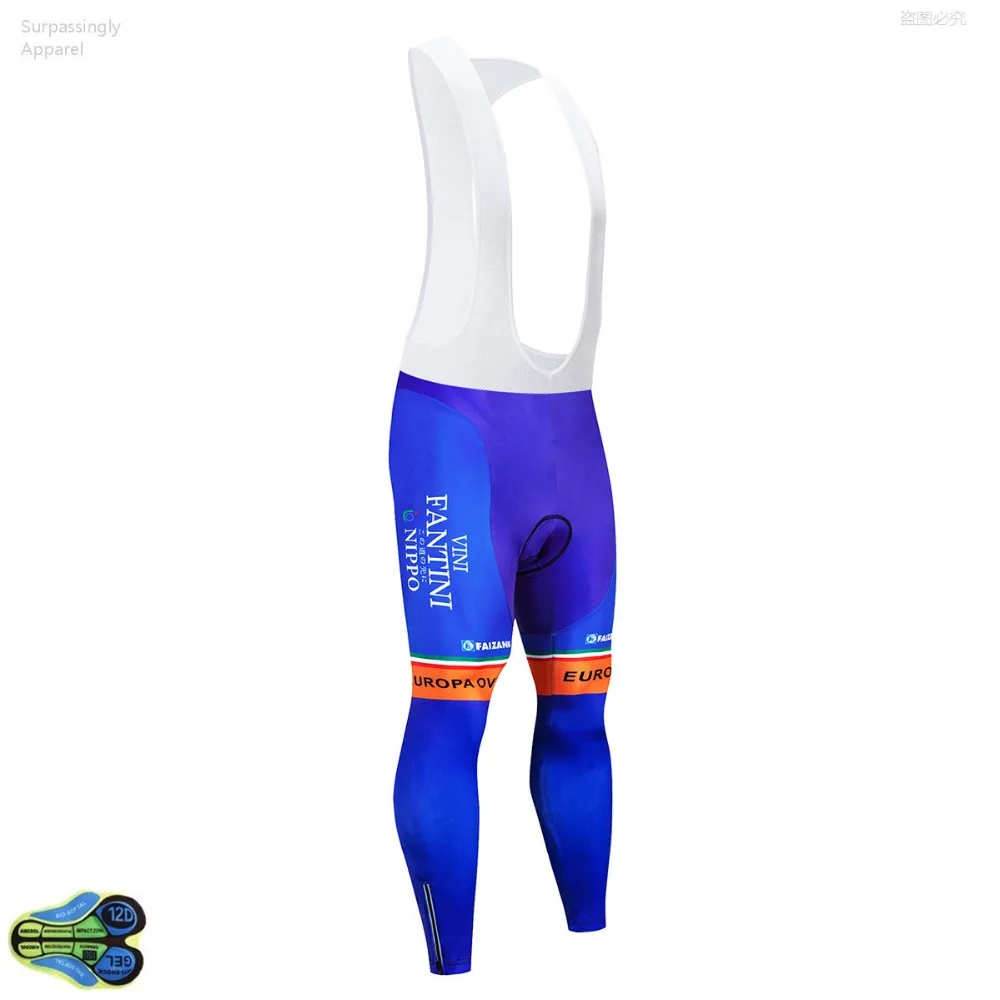 2019 Pro Team VINI мужские брифы велосипедные брюки с длинным рукавом 12D гелевый