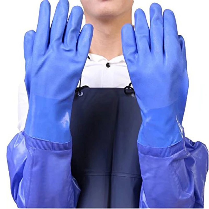 

waterproof Anti Slip Smell Stab Resistant long Fishing Gloves Catch Fish Hand Protection to Catch Fish Grip Caught Fish Device