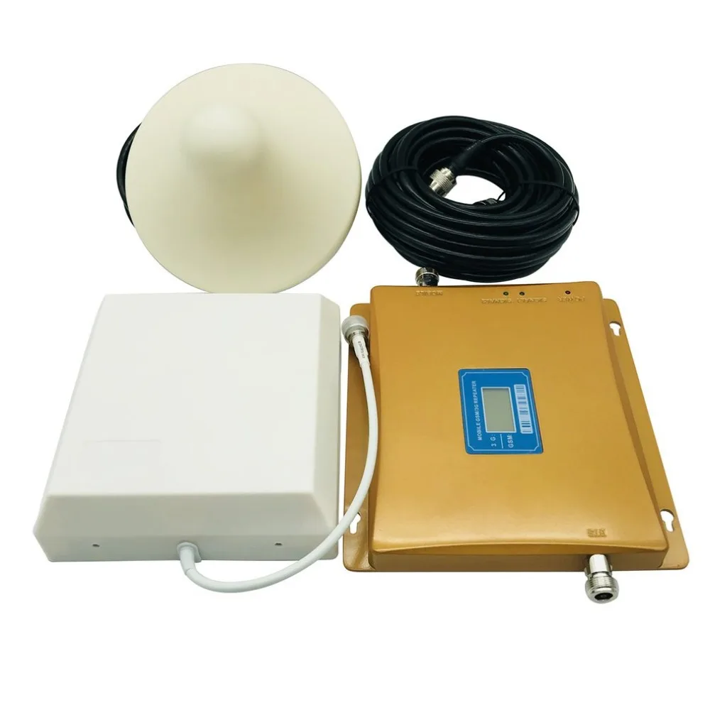 

3G Repeater Dual Band 1800 MHz 2100 MHz GSM DCS Booster Extender Aerial Signal Amplifier 3G 4G Cell Phone Booster Sets