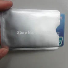 10000 шт rfid блокирующий рукав для с протекторами для банковских карт RFID блокатор безопасный алюминиевый рукав