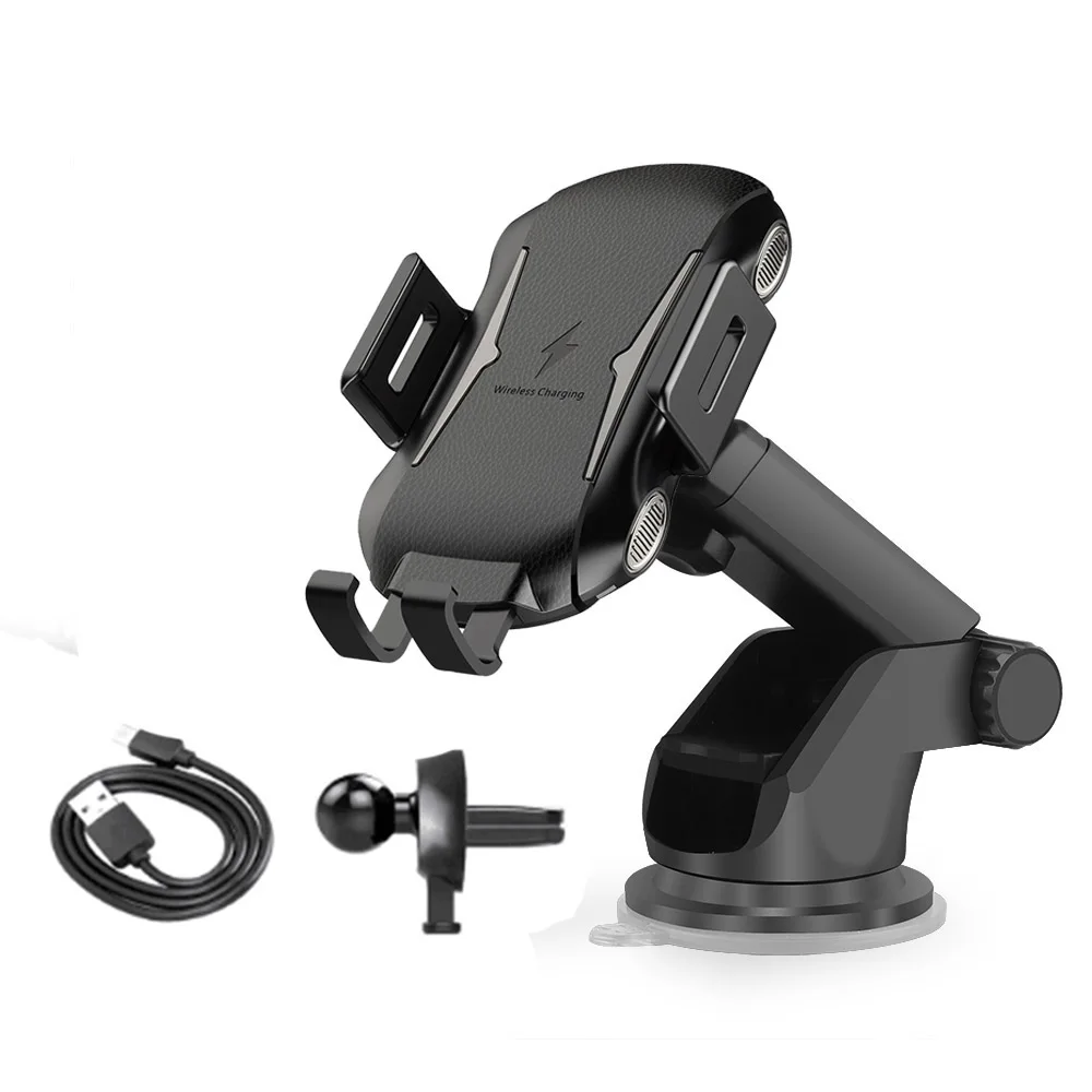 

FDGAO 10W Qi Wireless Car Charger Automatic wireless Charging Car Phone Holder Air Vent For iPhone XS XR X 8 Samsung S10 S9 S8
