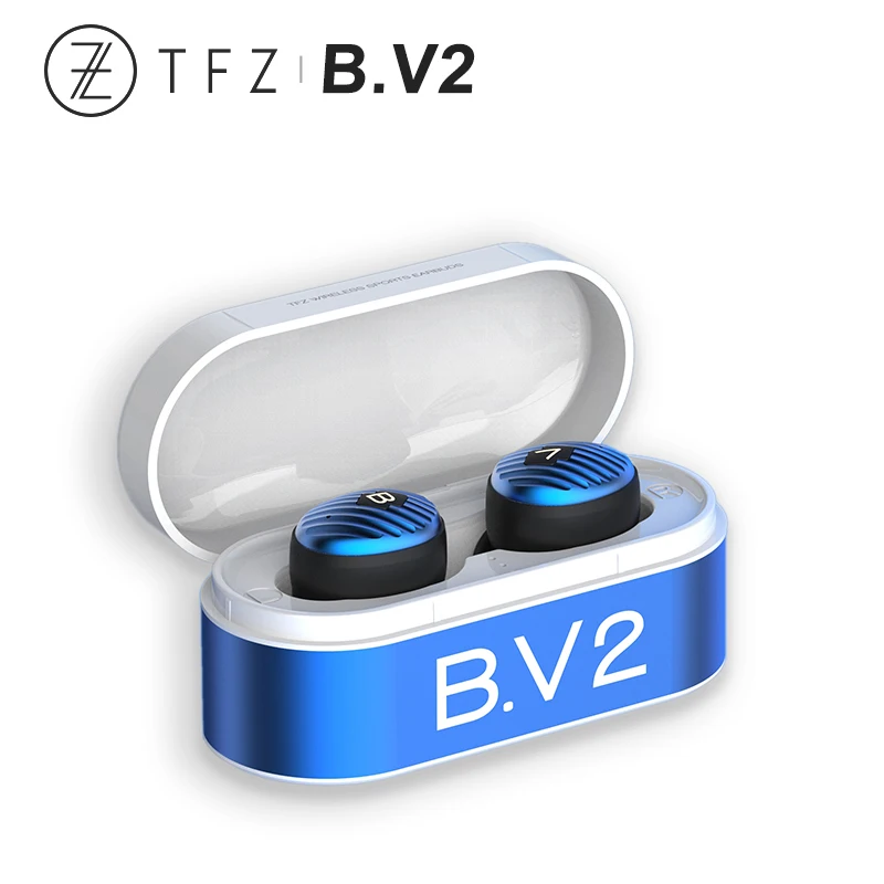 

TFZ BV2 BV2 TWS Bluetooth V5.0 In-Ear Earphone with Charging Box Dual Mic IPX5 for Huawei Xiaomi Phone