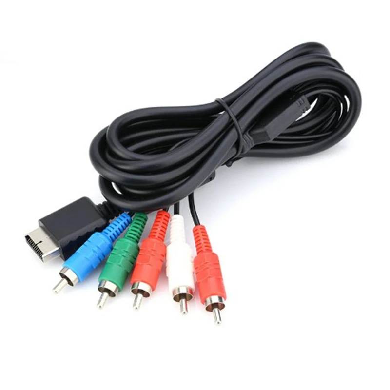 Для PS2 PS3 tv AV Video-Audio R20 аналоговый AV Многокомпонентный кабель 6 футов(1,8 м) для Playstation 2 3