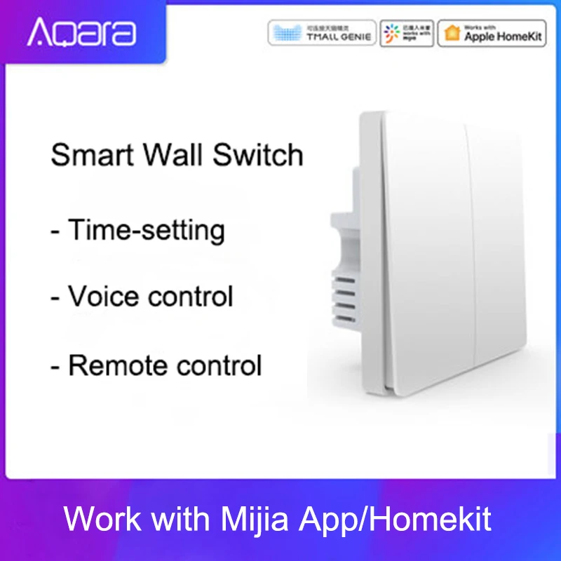 Оригинальный Aqara Mijia Умный домашний свет управление одним огнем провод ZigBee