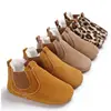 2022 Brand New Toddler Newborn Baby Boy Girl Leather Soft Sole Crib Shoes Sneakers Prewalker Leopard Solid Warm First Walkers ► Photo 3/6