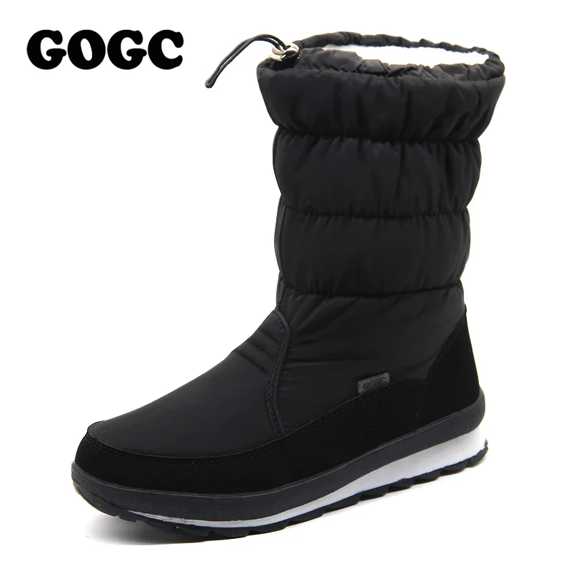 GOGC Russian Famous Brand Winter Boots for Women High Quality Women's Winter Shoes Female Snow Boots Comfortable Women's Shoes