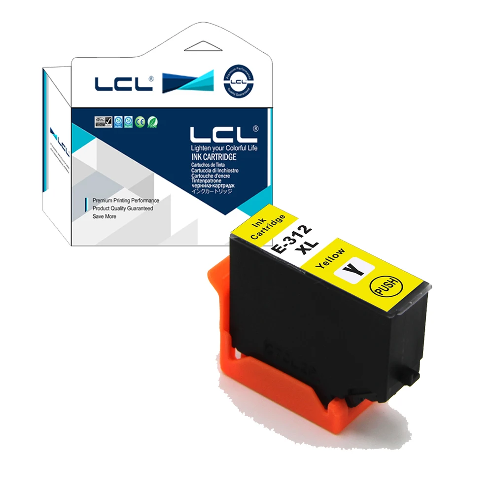 LCL T312XL T312 T312XL420 T312420 (1-Pack желтый) картридж совместимый для Epson Expression фото XP-8500 XP-8505 HD