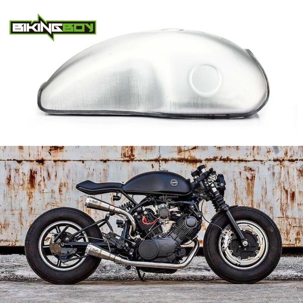 BIKINGBOY Gas Fuel Tank 10L Gal Universal Custom Racer Vintage Cap Key Petcock for Honda Kawasaki Suzuki Yamaha Triumph|Fuel Tank| AliExpress