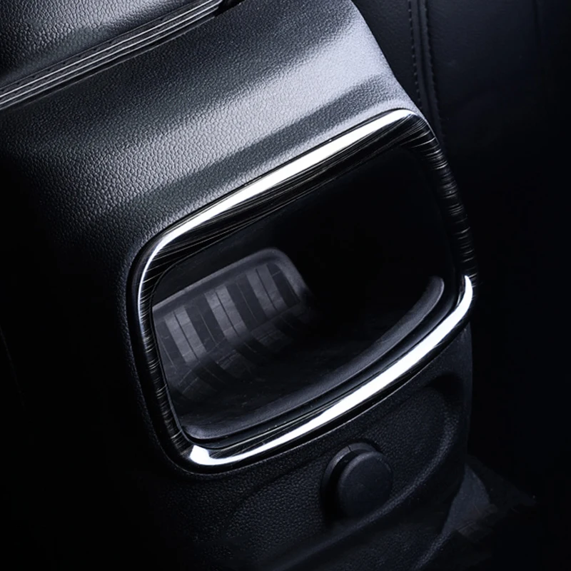 

Carbon Fiber Car Rear Air Condition Outlet Vent Frame Cover Trim Interior Decoration For Mini Cooper Clubman F54 Car-Styling