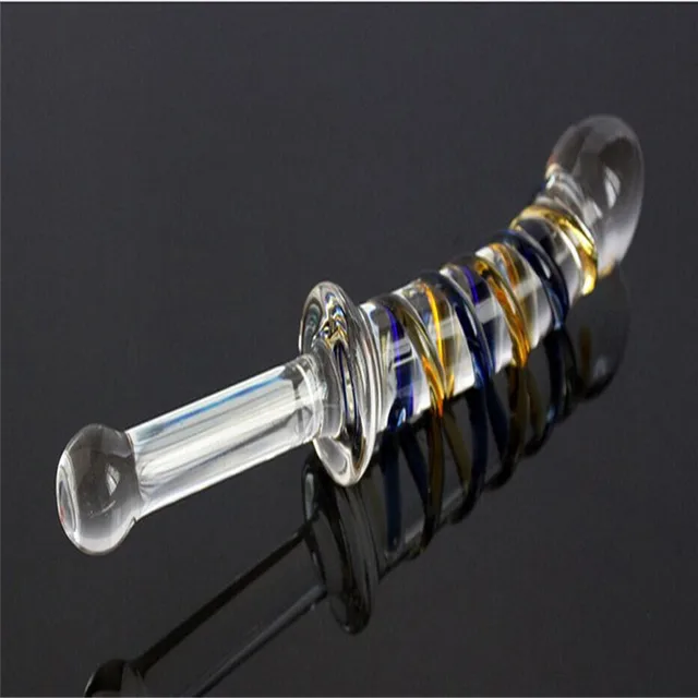 Wonderful Crystal Glass Dildo Penis G Spot Mast