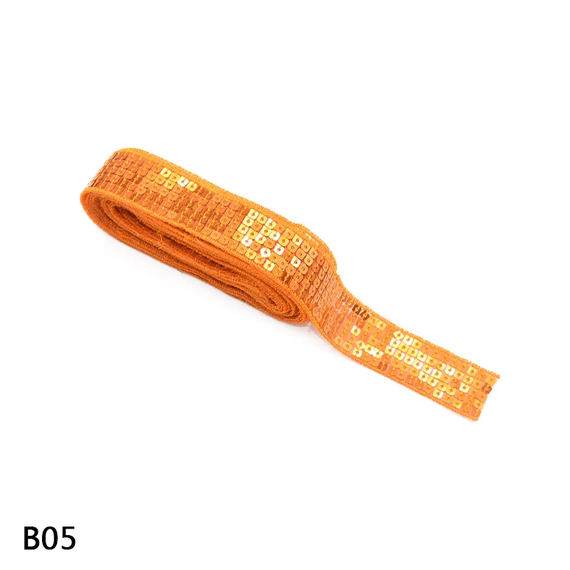 B05 5 ярдов/партия, 5 строк, блестящая квадратная Блестящая лента, ручная работа, шитье, одежда, головной убор, кружевная отделка, украшение для свадебной вечеринки - Цвет: B05