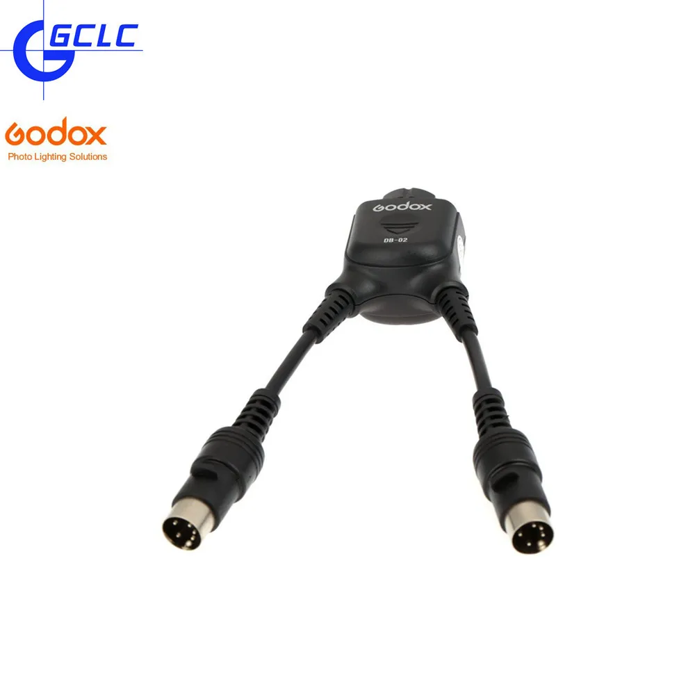 Godox DB 02 Two in One Y Cable Adapter for Pb820 Pb960 Battery Pack Cable Improving Recycle time