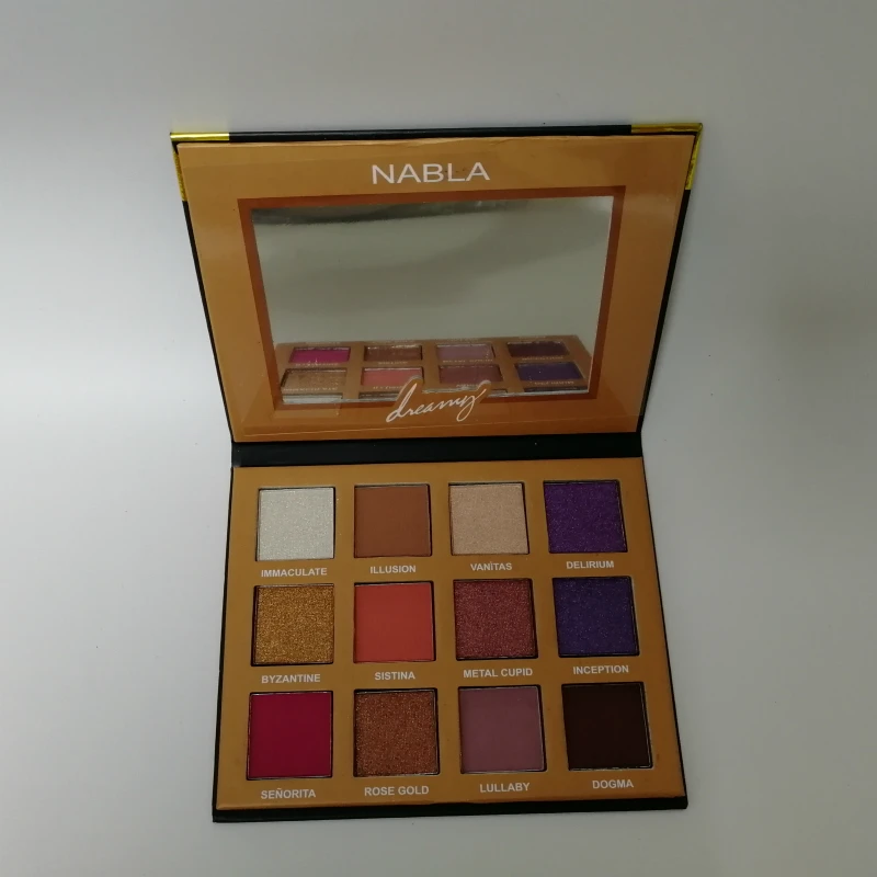 

Private Label 12 color matter and shimmer eyeshadow palettes Make up eye shadow palette 48pcs