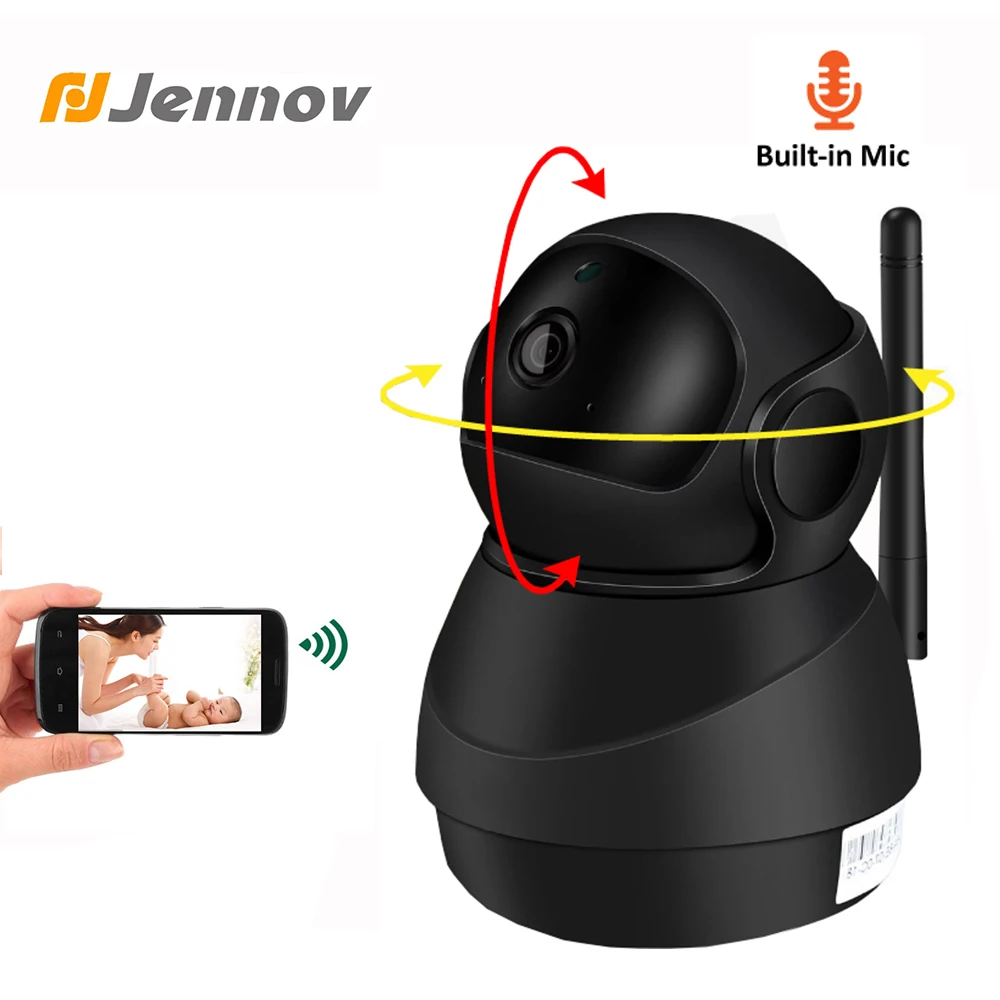 

Jennov Audio Record Baby Monitor Wifi ONVIF IP Camera 1080P 2MP HD PTZ Video Surveillance Camera Home Security Wireless Camera