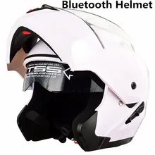 Nova Moto À Prova de Vento À Prova D’ Água Fone de ouvido do Capacete Da Motocicleta fone de Ouvido Bluetooth Suporte Auto Atendimento Telefônico V1-2
