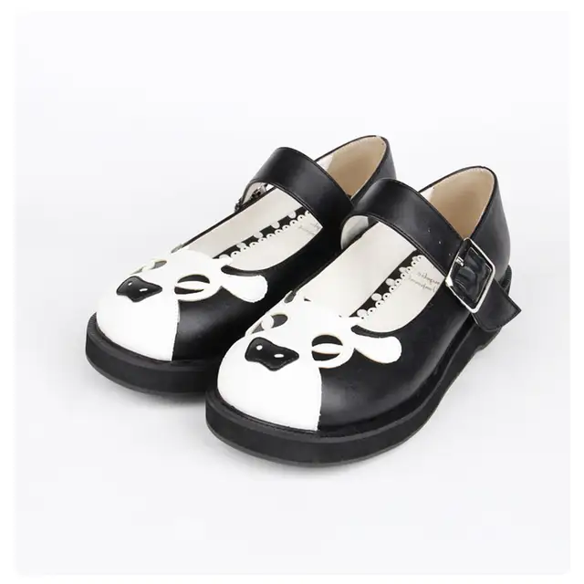 Kawaii Disegno Della Testa Di Mucca In Bianco E Nero Carino