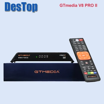 

GTMedia V8 Pro2 DVB S2+T2+Cable powervu decoder Support H.265 Biss key Upgrade From V8 golden 40pcs