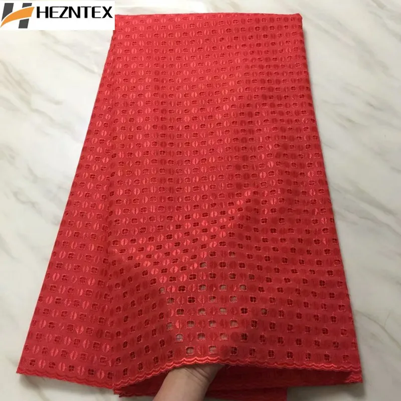 

Punch Design Nigerian African Lace Fabrics High Quality Cotton Dry Lace Fabric Red Swiss Voile Lace In Switzerland PLA27-1