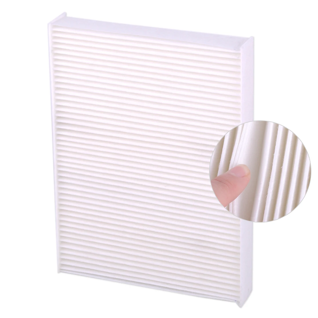 

DWCX Car White Non-woven Fabric Cabin Air Filter 27277-4BU0A PC8418 CF11854 for Nissan Rogue 2014 2015 2016 4cm x 18.5cm x 3.5cm