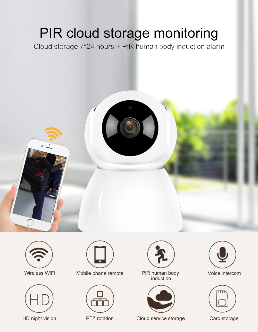 HD 720 P 1080 P домашняя ip-камера безопасности двухсторонняя аудио Беспроводная мини-камера 1MP ночного видения Wi-Fi камера видеонаблюдения детский монитор