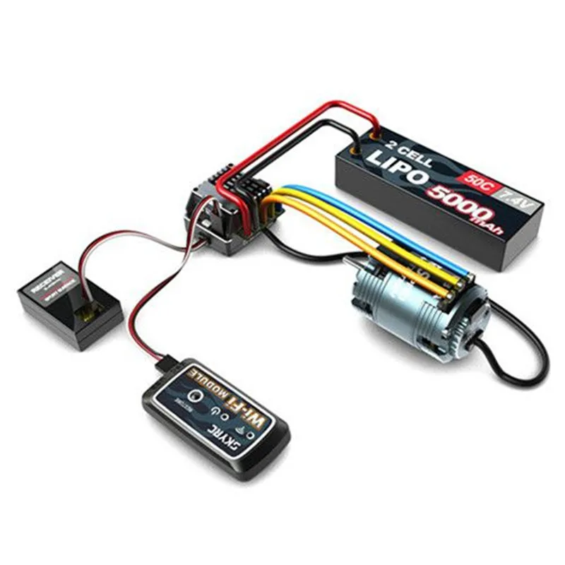 Новинка SKYRC TORO TS160 160A алюминиевый соревнование бесщеточный сенсорный ESC для 1/10 1/8