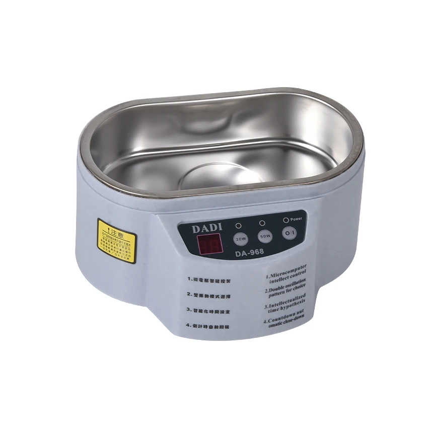 

Intelligent Ultrasonic Cleaner for Jewelery Glasses Intelligent Control Circuit Ultrasonic Bath Cleaner DA-968 Hot Selling