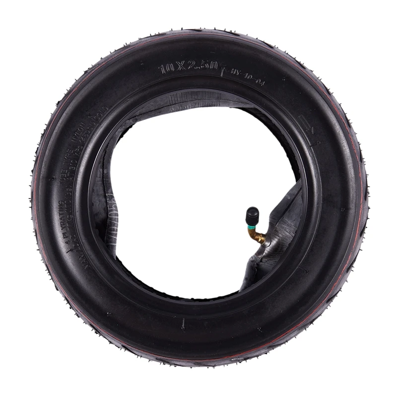 

Super sell-10X2.5 Front/Rear Scooter Tire Wheel Solid with Inner Tube Replacement for 10 Inch Electric Scooter Skateboard Diy