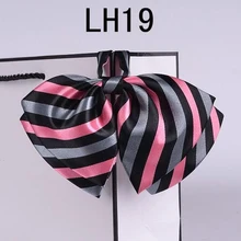 Горячая Распродажа, галстук-бабочка для женщин, школьная форма для школьниц, формальный костюм, аксессуары, галстук-бабочка, Узелок, полосатый розовый