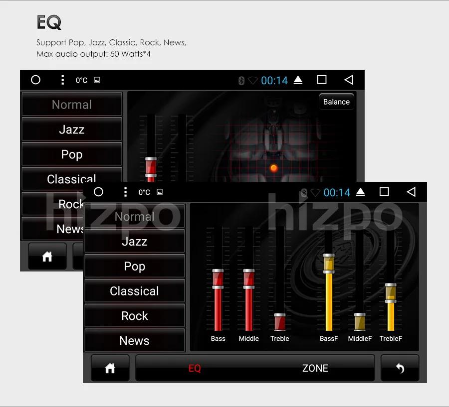 Top Hizpo 8 inch Car Stereo GPS For Toyota corolla 2008 2007 2009 2010 2011 Multimedia head unit navi Wifi Steering wheel control 4g 24
