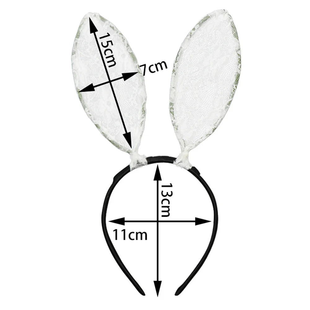 Костюм для косплея; подарок; милые кружевные вечерние аксессуары для девочек; Пасхальная Детская повязка на голову; головные уборы с кроличьими ушами; Банни;#0312