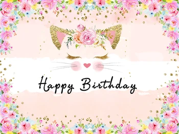 

Fairy Tale Theme Vinyl Photography Backdrop Floral Birthday Party Baby Shower Photo Background for Pictures anniversaire licorne