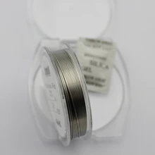 5 Rolos de Fios de Aquecimento Nichrome Fio Ni80 Cigarro Eletrônico Bobina de Pré-construído para a RDA RBA Vaporizador Atomizador DIY Total 50 m