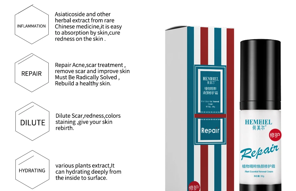 HEMEIEL крем от акне удаление шрамов анти-акне уменьшить покраснение ремонт уход за кожей корейский Осветление кожи лица увлажняющий крем 30 мл
