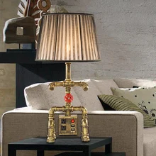 Железная водопроводная лампа Лофт винтажная лампа водопроводная лампа Персонализированная уникальная настольная лампа