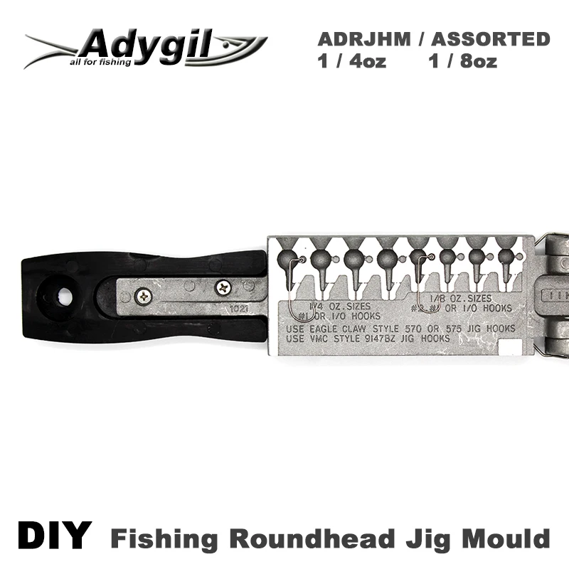 Форма для рыболовных колец adyil DIY ADRJHM/Ассорти комбинированная 1/4 унции (7 г) 1/8 (3 5 8