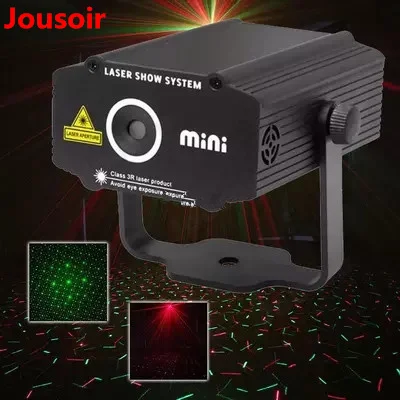Mini 2in1 Pattern Effect R&ampG Audio Star Whirlwind Laser Projector Stage Disco DJ Club Bar KTV Family Party Light Show CD15 T01 |