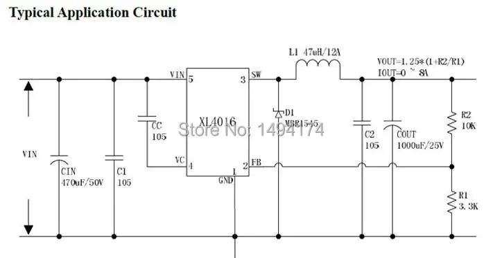 WQScosea Q8S 274 DC понижающий преобразователь 4V 40V до 1 25 V 36V 8A 200W Step Down Модуль для