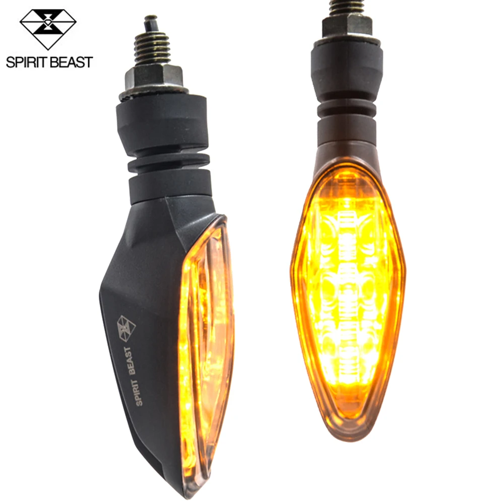 

SPIRIT BEAST Motorcycle Turn Signal Modified Lights Waterproof Turn Lights LED Direction Moto Lights Decorative Super Bright