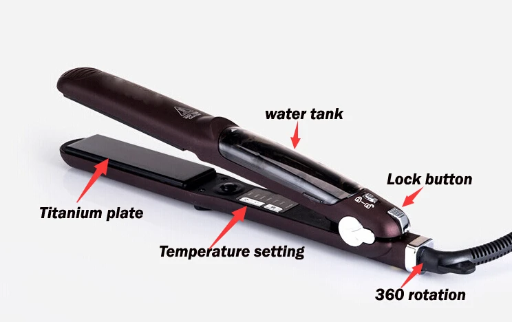 Персонализированные Выпрямитель Для Волос Flat Iron Профессиональный Steampod