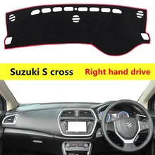 Taijs пыленепроницаемый коврик на приборную панель для Suzuki S-cross Автомобильная крышка на приборную панель тент Накладка для Suzuki S-cross правый руль